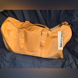 Stoney Clover Lane Classic Nylon Duffel Bag Pumpkin Spice NWT